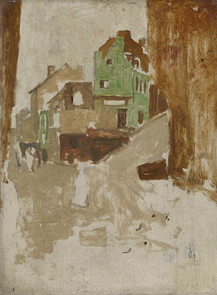 Street In Montmartre Canvas Art - (18 x 24)