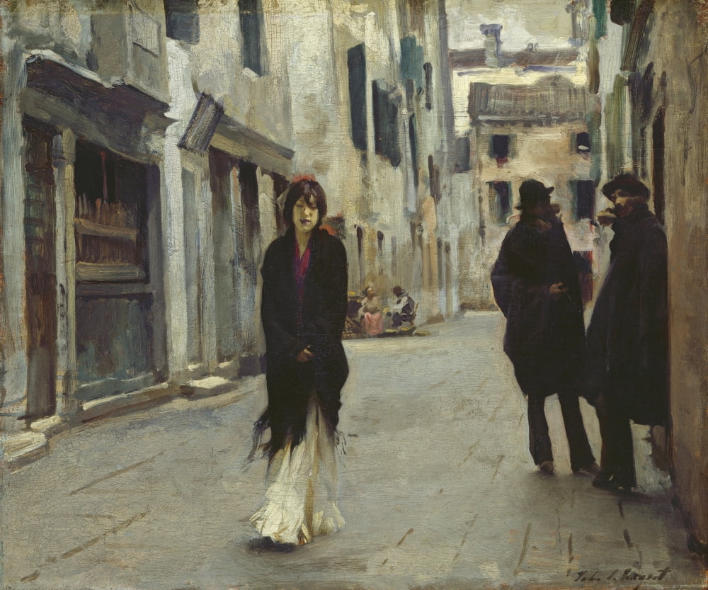 Street In Venice Canvas Art - (36 x 24)