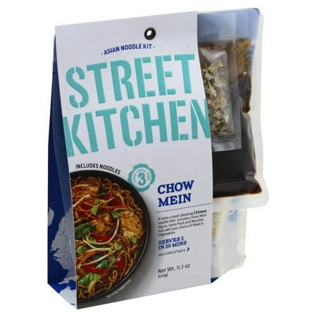 Street Kitchen Chinese Chow Mein Noodle Kit, 11.3 oz. Shelf Stable