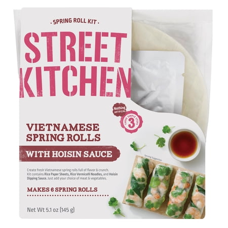Street Kitchen Spring Roll Kit with Hoisin Sauce, 5.1 oz by Passage Foods