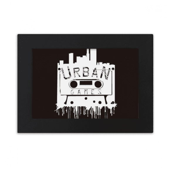 Street Landmark Outline Pattern Graffiti Desktop Photo Frame Ornaments Picture Art Painting