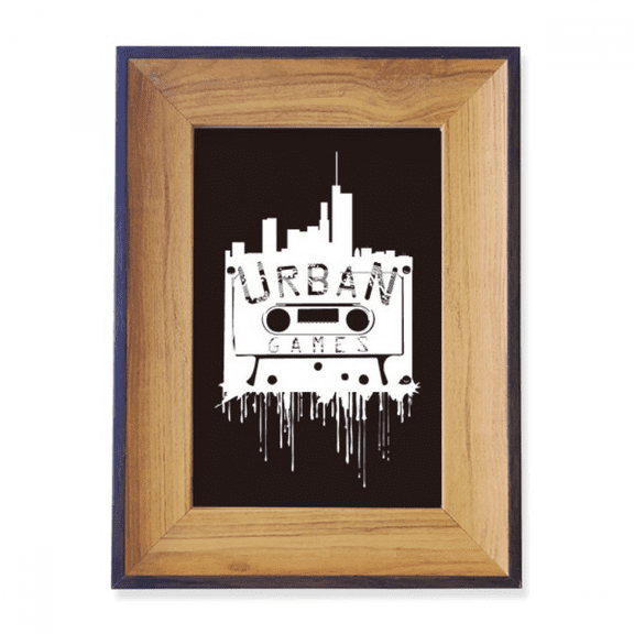 Street Landmark Outline Pattern Graffiti Photo Frame Exhibition Display Art Desktop Painting