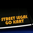 thumbnail image 1 of Street Legal Go Kart - Vinyl Decal For MINI Cooper - Choose Color - [GOLDEN YELLOW], 1 of 1