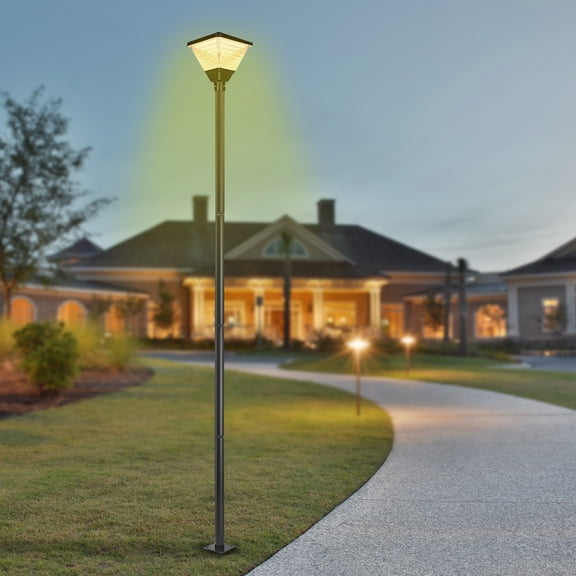 Street Light Pole Outdoor Street Courtyard Parking Lot Lighting Post Stable Base