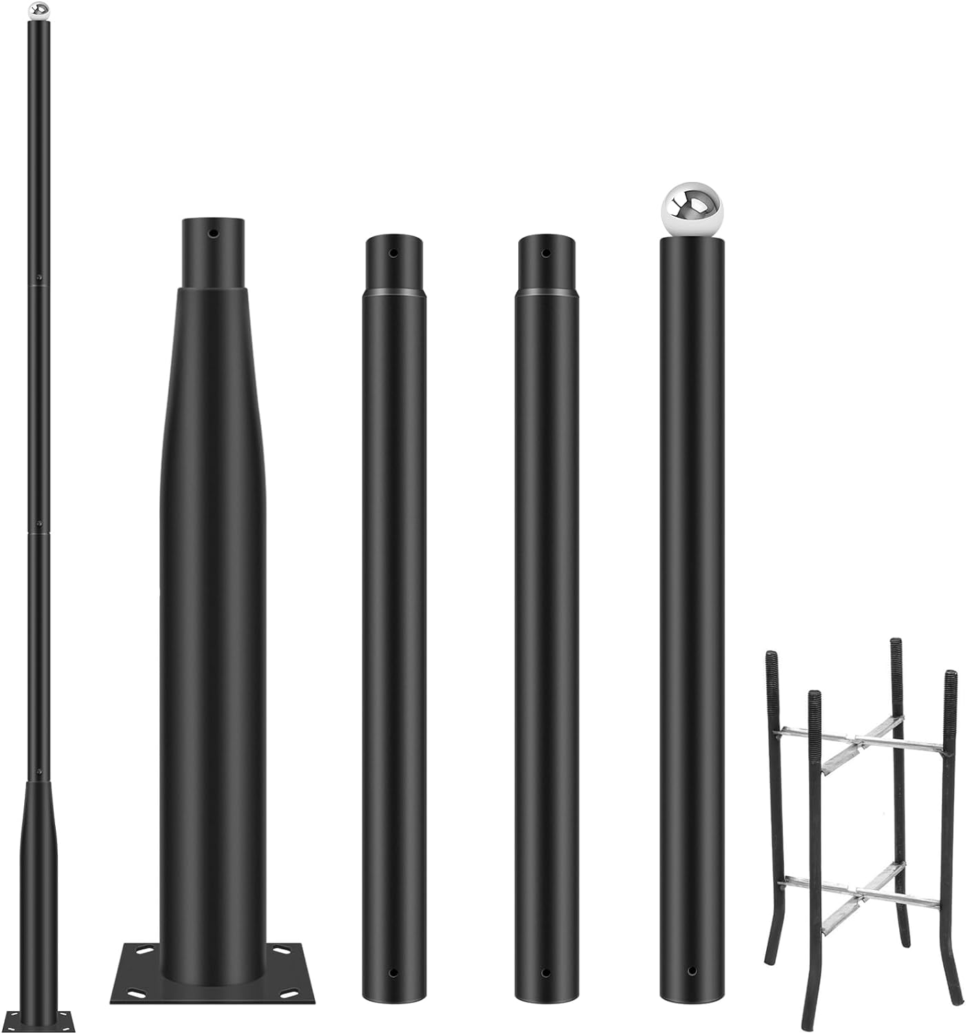 Street Light Pole, Solar Street Lamp Post for Outdoor Lights, Sub