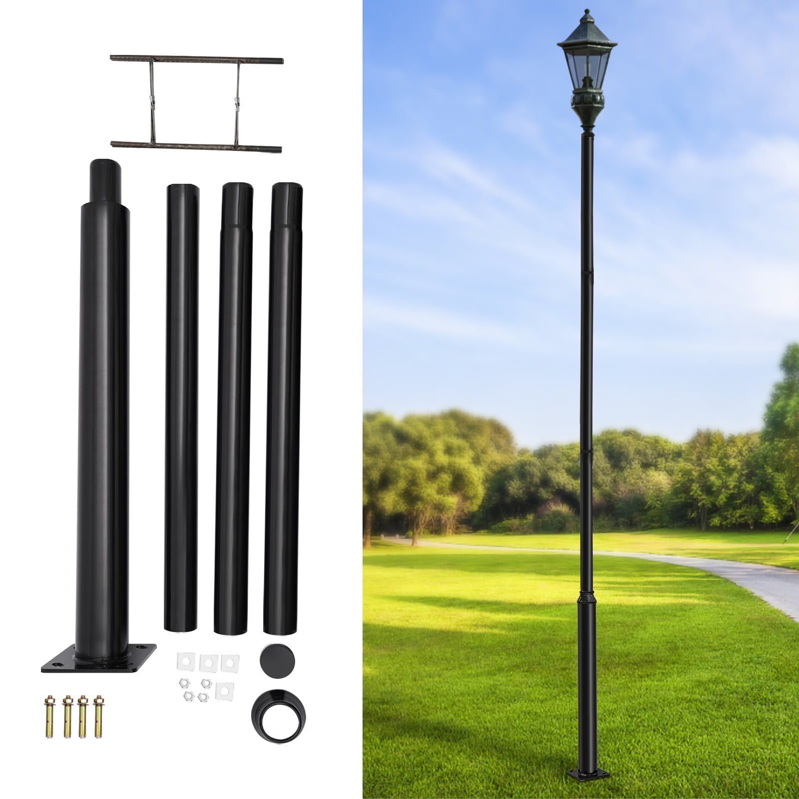 Street Light Pole Street Lamp Post Light Pole Street Lamp Post Outdoor Lamp Post for Outdoors, Streets