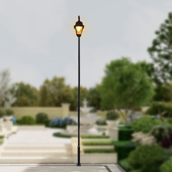 Street Light Pole, Street Lamp Post, Split Street Lamp Post Suitable For The Concrete To Harden, And Then Fix The Street Light Pole On The Ground Cage