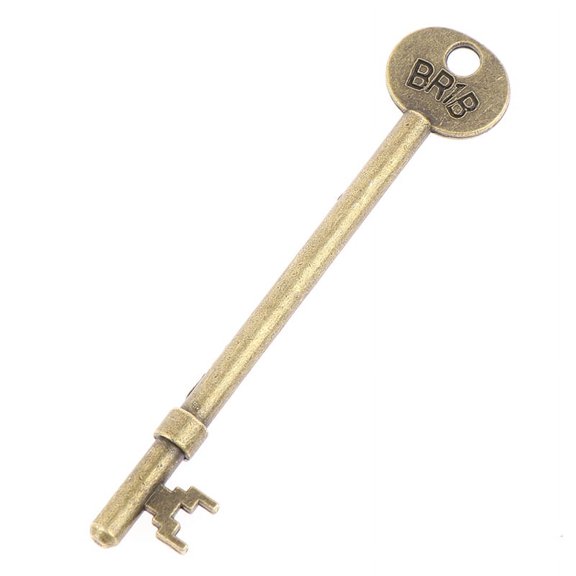 Street Magic Skeleton Ghost Key Turns Over in Your Hand Antique Look Trick PWA