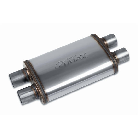 Street Max 4 X 9 Oval Body Dual/Dual Muffler