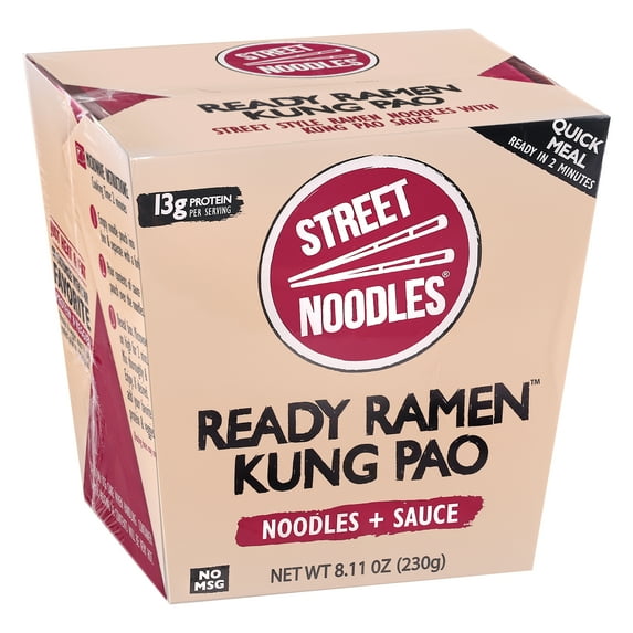 Street Noodles Noodle Kung Pao Ramen 8.11 oz (Pack of 12)
