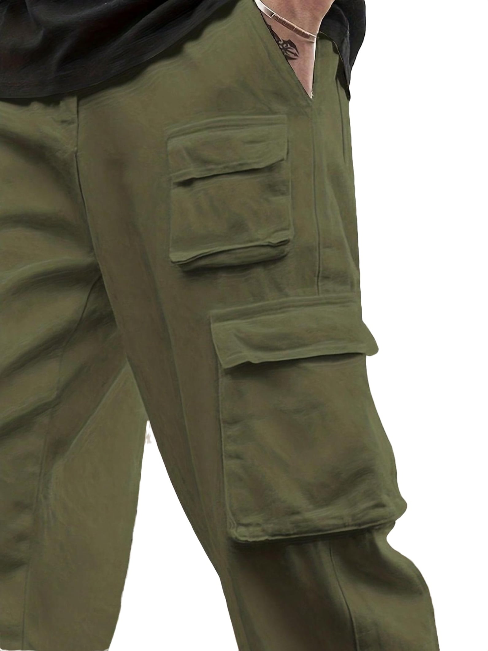 Street Plain Cargo Pants Army Green Men Pants (Men's) - Walmart.com