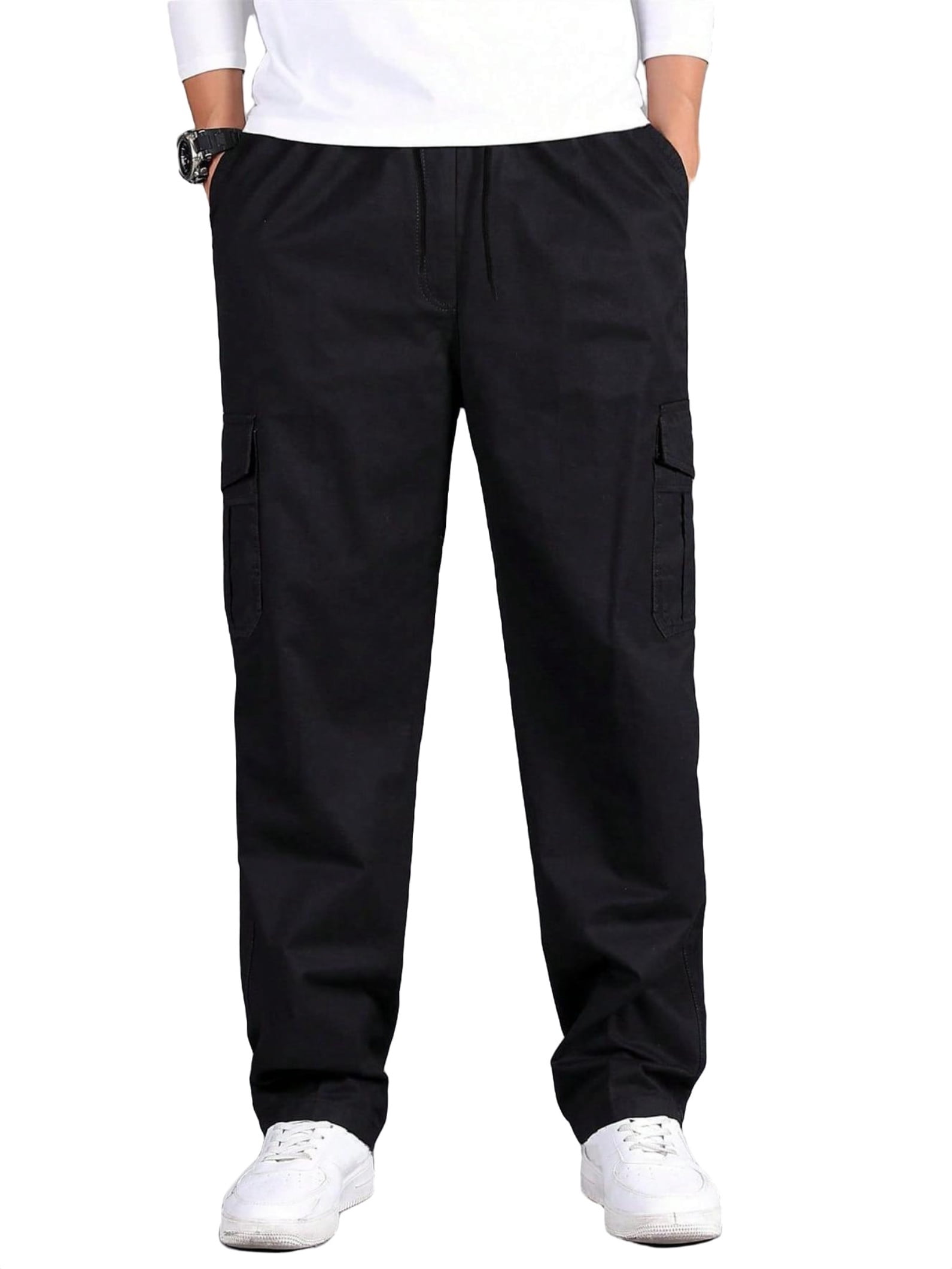 Street Plain Cargo Pants Black Men Pants (Men's) - Walmart.com
