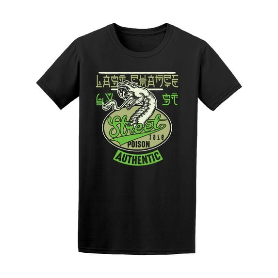 Street Poison Snake Tattoo T-Shirt Men -Image by Shutterstock, Male XX-Large