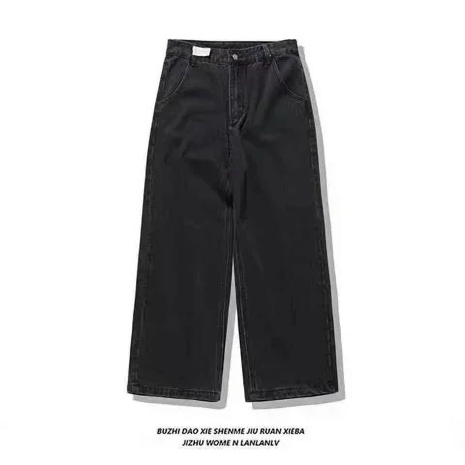 パンツ 00s wide black slacks archive y2k Y2k Baggy Pants Harajuku Wide Leg Jeans Woman Y2k Trousers