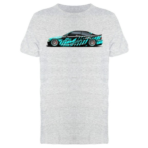 Street Race Car T-Shirt Men -Image by Shutterstock, Male XX-Large