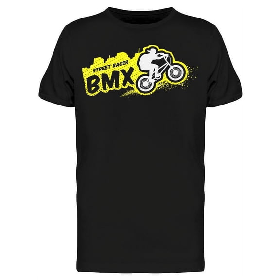 Street Racer Bmx T-Shirt Men -Image by Shutterstock, Male Medium