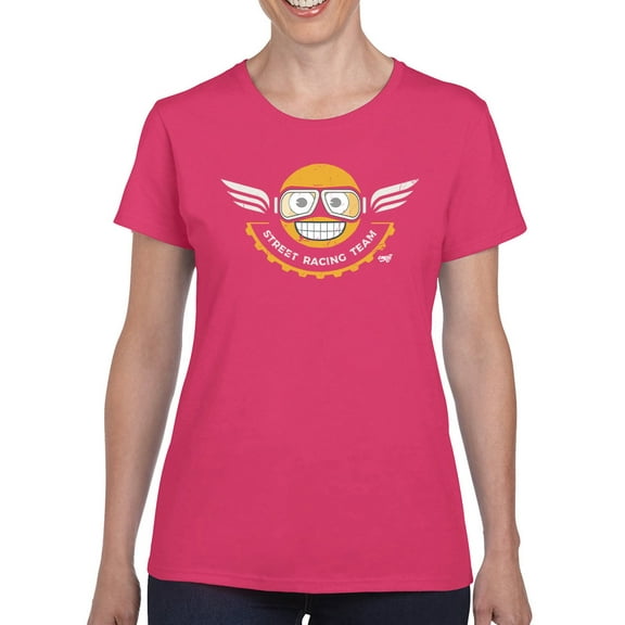 Street Racing Team - Retro Moto Racer Emoji Women's T-shirt