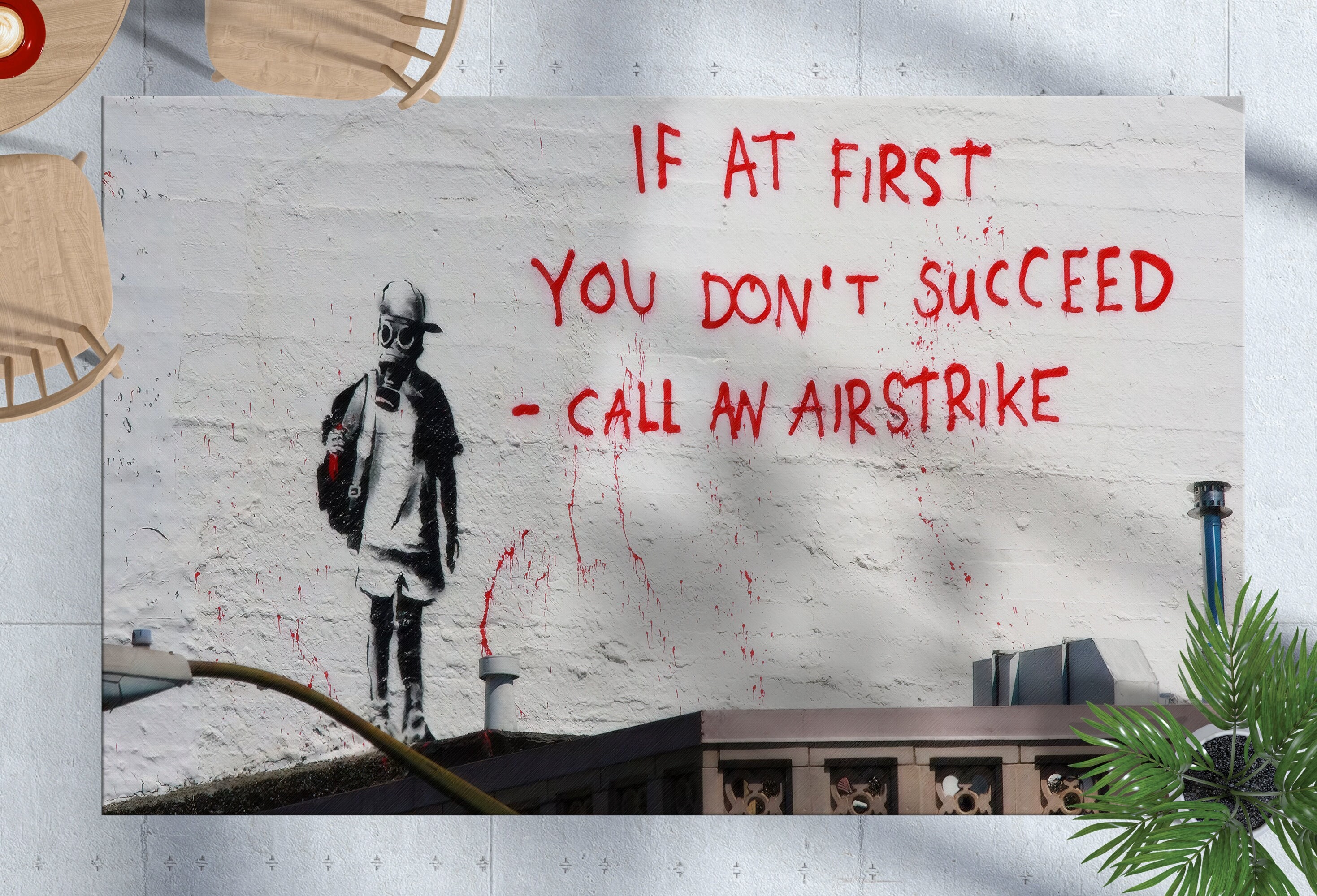 Street Rugs, Banksy Graffiti Rug, Saloon Rugs, Banksy Graffiti Rugs ...