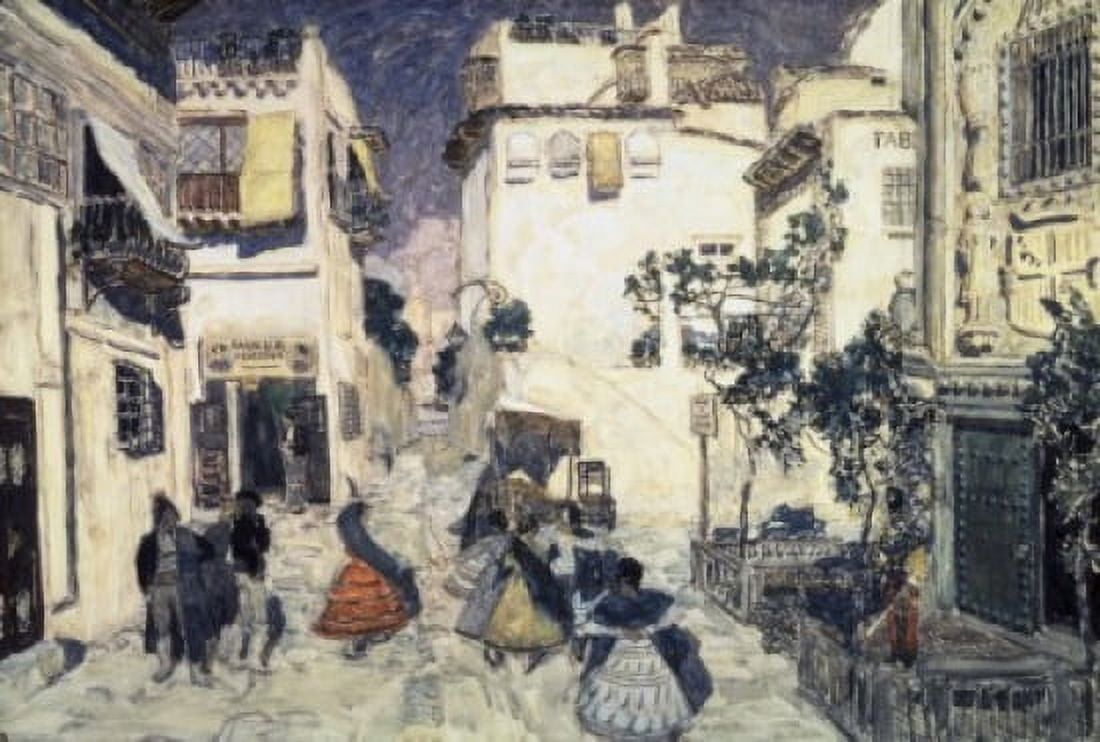 The Street of Seville Aleksandr Jakovlevic Golovin (1863-1930Russian) Tretyakov Gallery Moscow Russia Canvas Art - Aleksandr Jakovlevic Golovin (18 x 24)