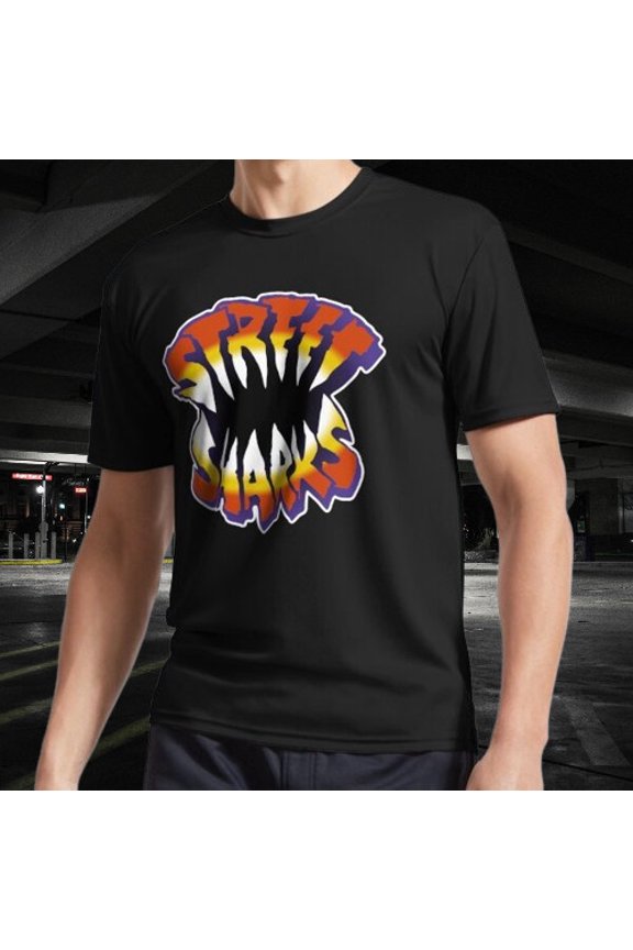 Street Sharks Logo Active T-Shirt Funny Size Mode American T-shirt