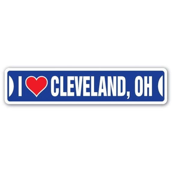 Street Sign - I Love Cleveland, Ohio