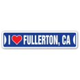 thumbnail image 1 of Street Sign - I Love Fullerton, California, 1 of 1