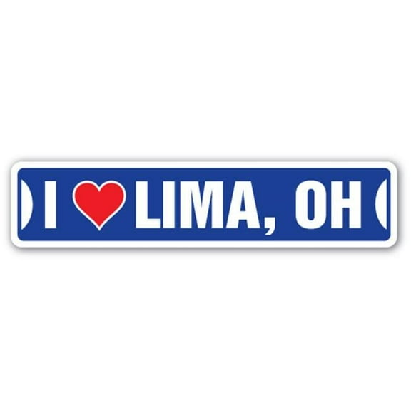 Street Sign - I Love Lima, Ohio