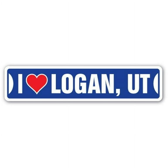 Street Sign - I Love Logan, Utah