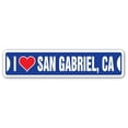 thumbnail image 1 of Street Sign - I Love San Gabriel, California, 1 of 1