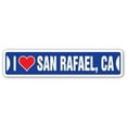 thumbnail image 1 of Street Sign - I Love San Rafael, California, 1 of 1