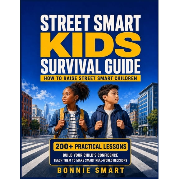Street Smart Kids Survival Guide: How to Raise Street Smart Children: With 200+ Practical Lessons for Safety, Confidence, (Paperback)