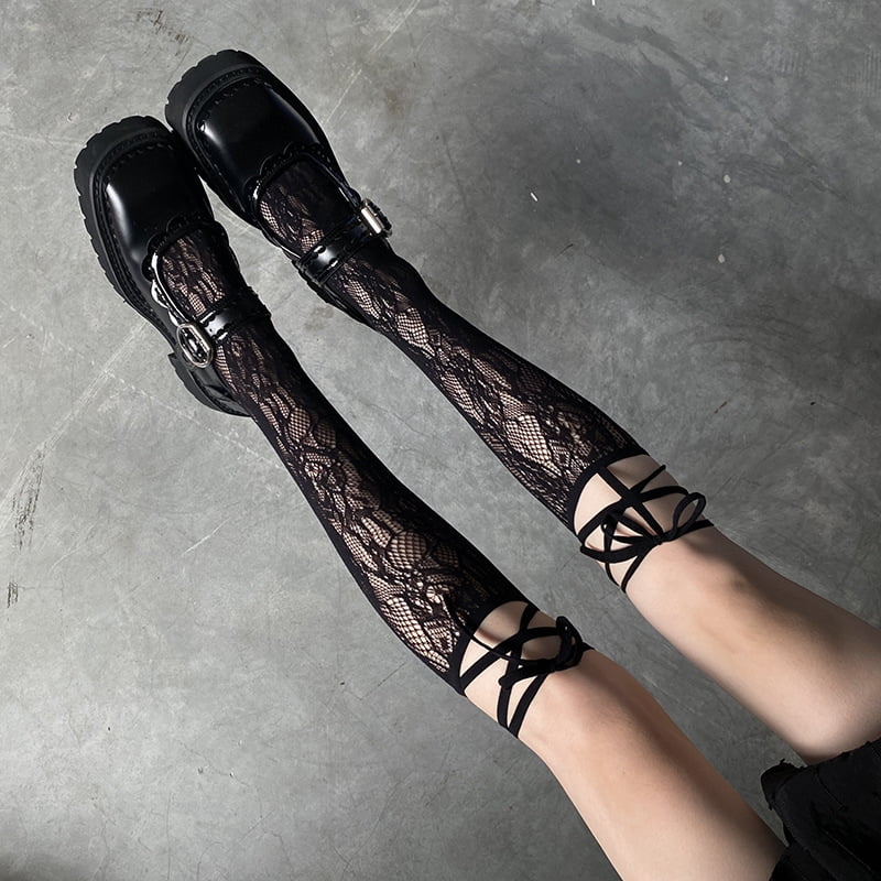 Fishnet toe socks hotsell
