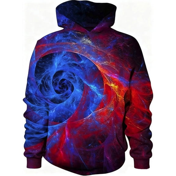 Street Style Boys Hoodie With Digital Print Long Sleeve Pullover Casual Youth Sweatshirt Kids