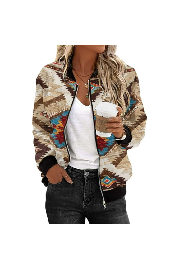 Street Style Cardigan Women's Zipper Pocket Jacket Casual Round Neck Long Sleeve Outwears Ribbed Cuff Cardigan Outerwear