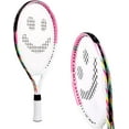 thumbnail image 1 of Street Tennis Club Kids Tennis Racket, Pink/White, 19", 1 of 8
