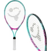 Street Tennis Club Small Cool Tennis Racquet, Aluminum Pink White, 17"