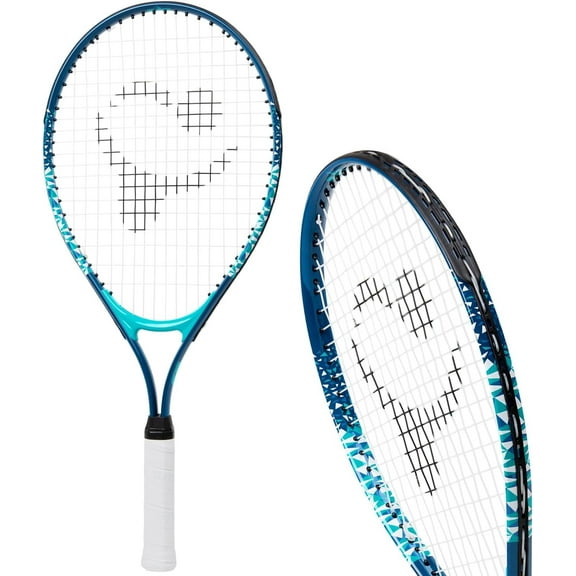 Street Tennis Club Tennis Racquets, Aluminum Blue, 25" x 11" x 5"