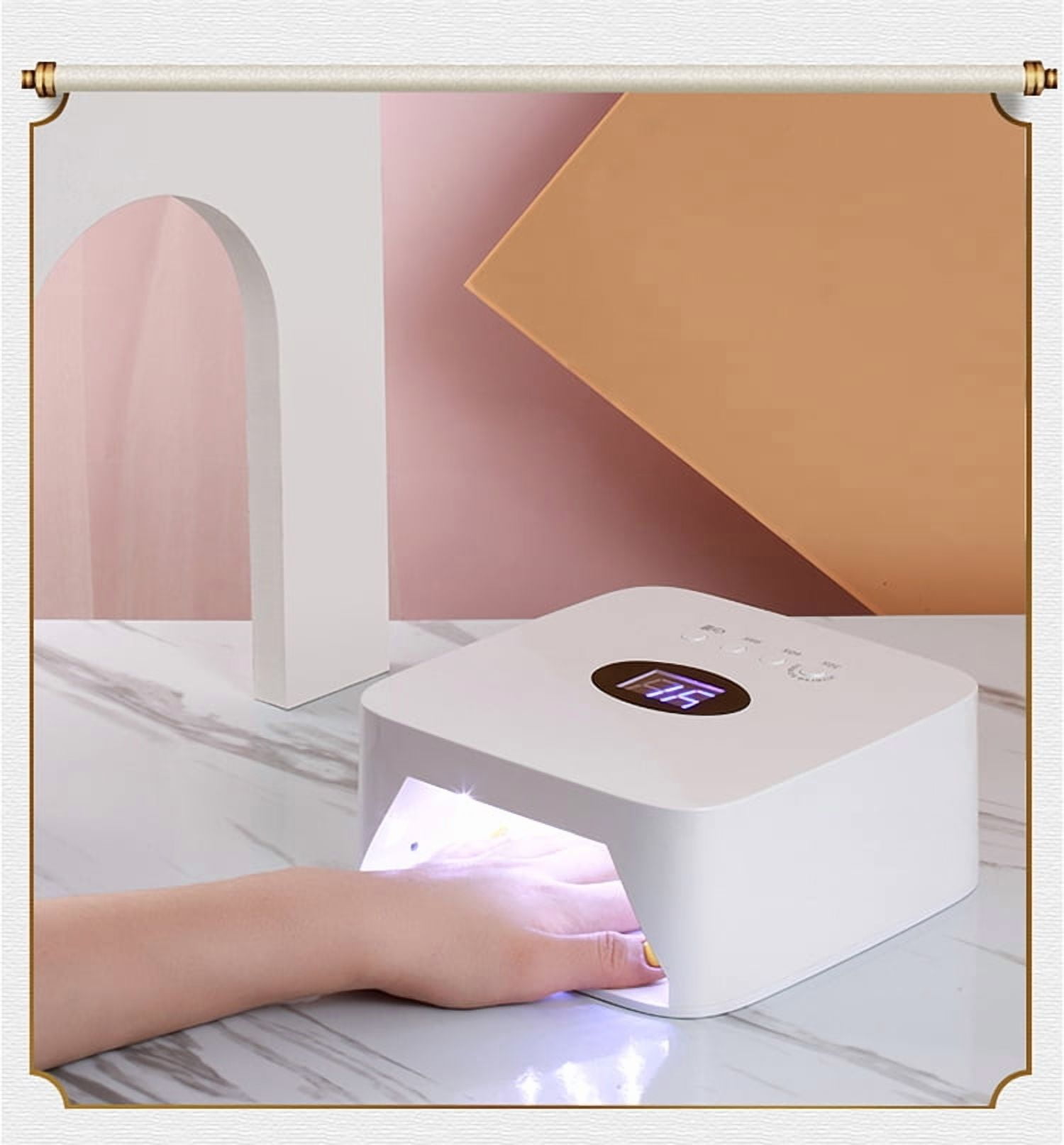 Street Vendor Essential S50 Nail Lamp Rechargeable Wireless Lithium Battery UV Lamp Nail Polish Gel UV Night Market Curing Lamp