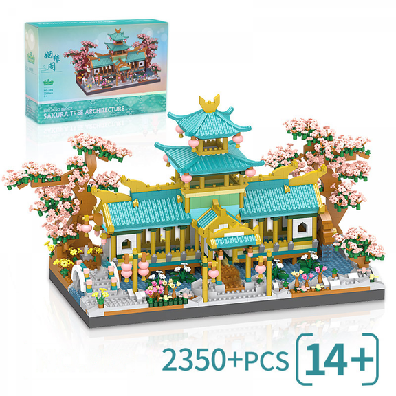Pavilion Garden Building Set - Street View Classical Suzhou Construction Set for Adults Wedding Home Decor