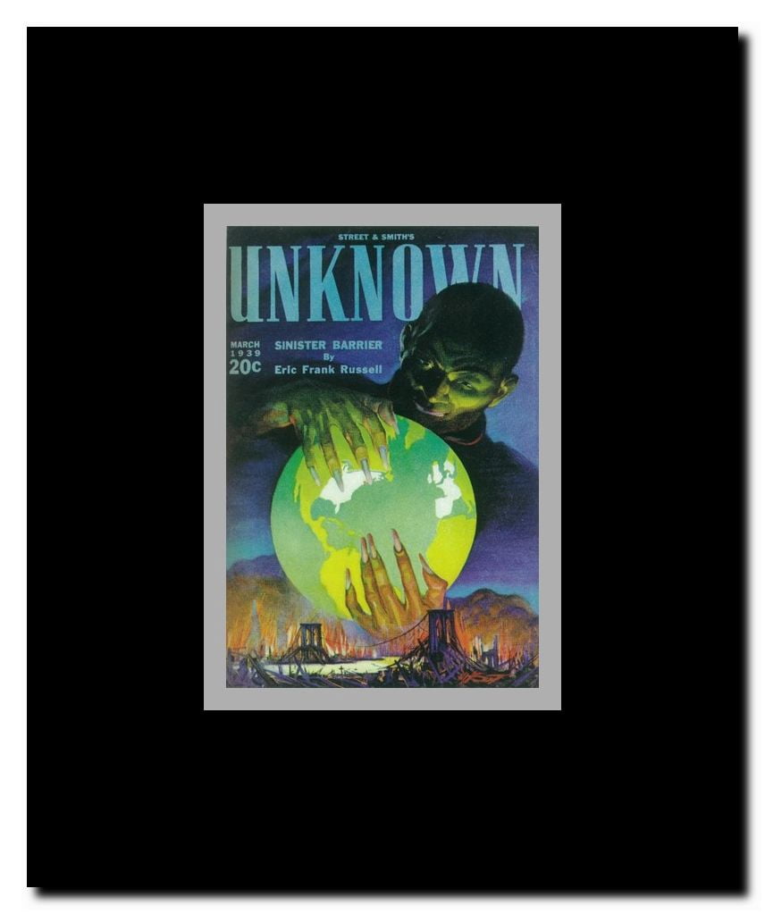 Street and Smith's: Unknown (Pulp) Framed Movie Poster