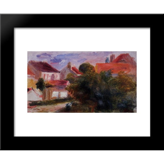 Street in Essoyes 20x24 Framed Art Print by Renoir, Pierre Auguste