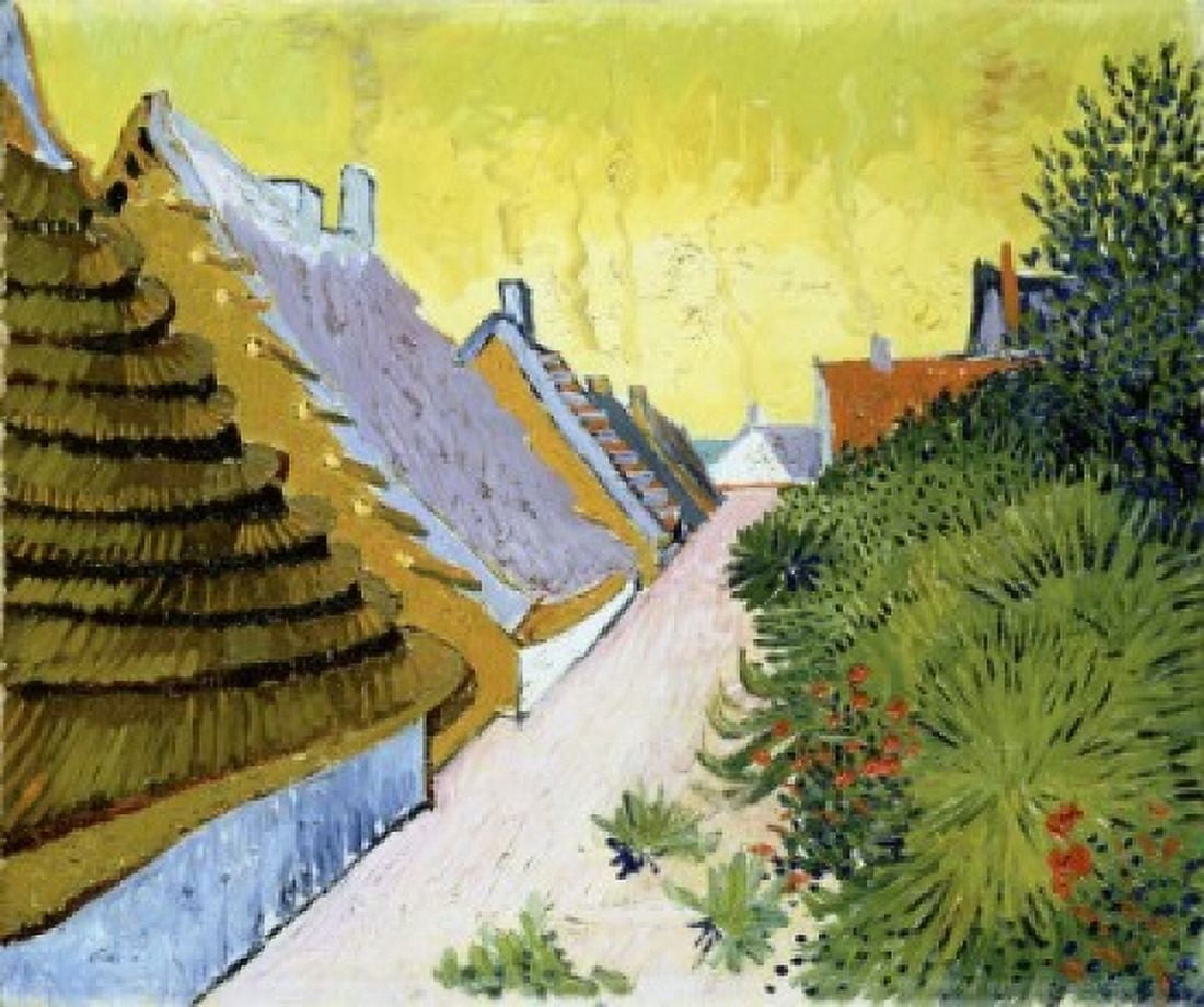 Street in Saintes-Maries Mas a Saintes-Maries 1888 Vincent van Gogh (1853-1890Dutch) Oil on canvas Canvas Art - Vincent van Gogh (18 x 24)
