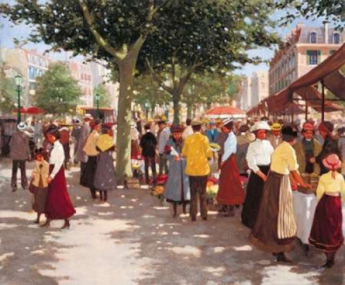 Street old days I Canvas Art - Carel van Rooijen (20 x 24)