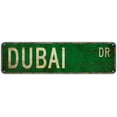 thumbnail image 1 of Street sign Dubai Dubai Gift Dubai Sign Dubai Visitor Dubai Native Metal Street Sign 16 x 4 in Home Cave Garage bar Wall Decoration Metal Aluminum Sign, 1 of 6