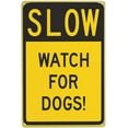 thumbnail image 1 of Street sign Indication warning sign Do Not Tease Dogs Keep Away From Fence Pet Animal For Wall Art Outdoor Indoor 12x8 Inches New Aluminum Metal tin sign, 1 of 5