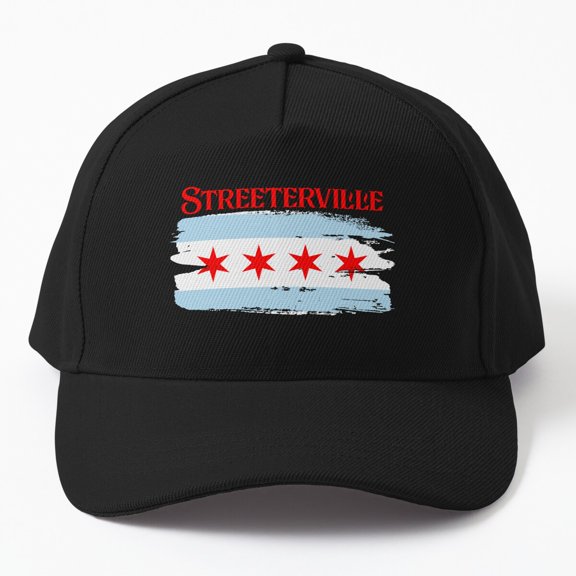 Streeterville Chicago Illinois Baseball Cap, City Graphic Design, Hat Style