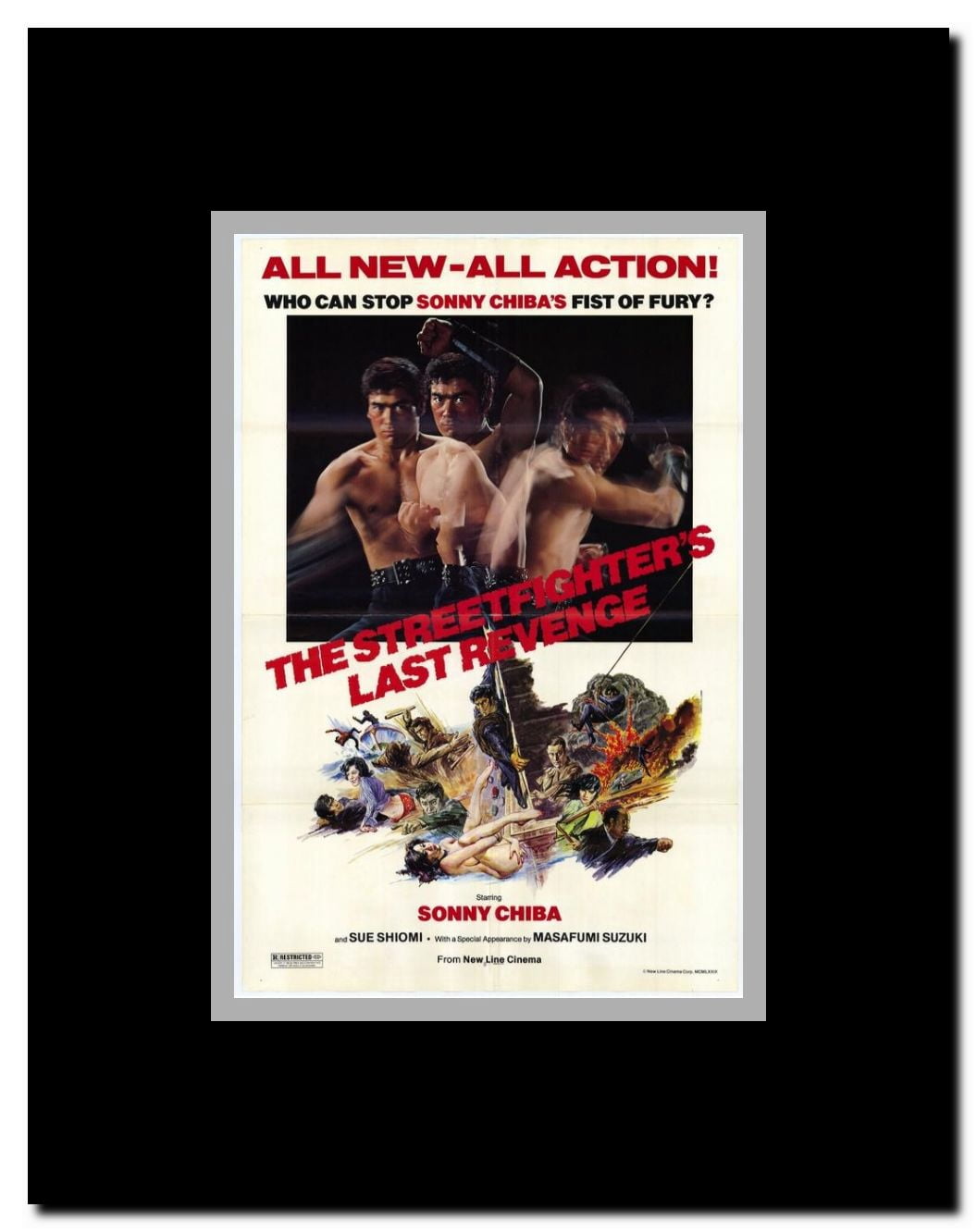 Streetfighter's Last Revenge Framed Movie Poster