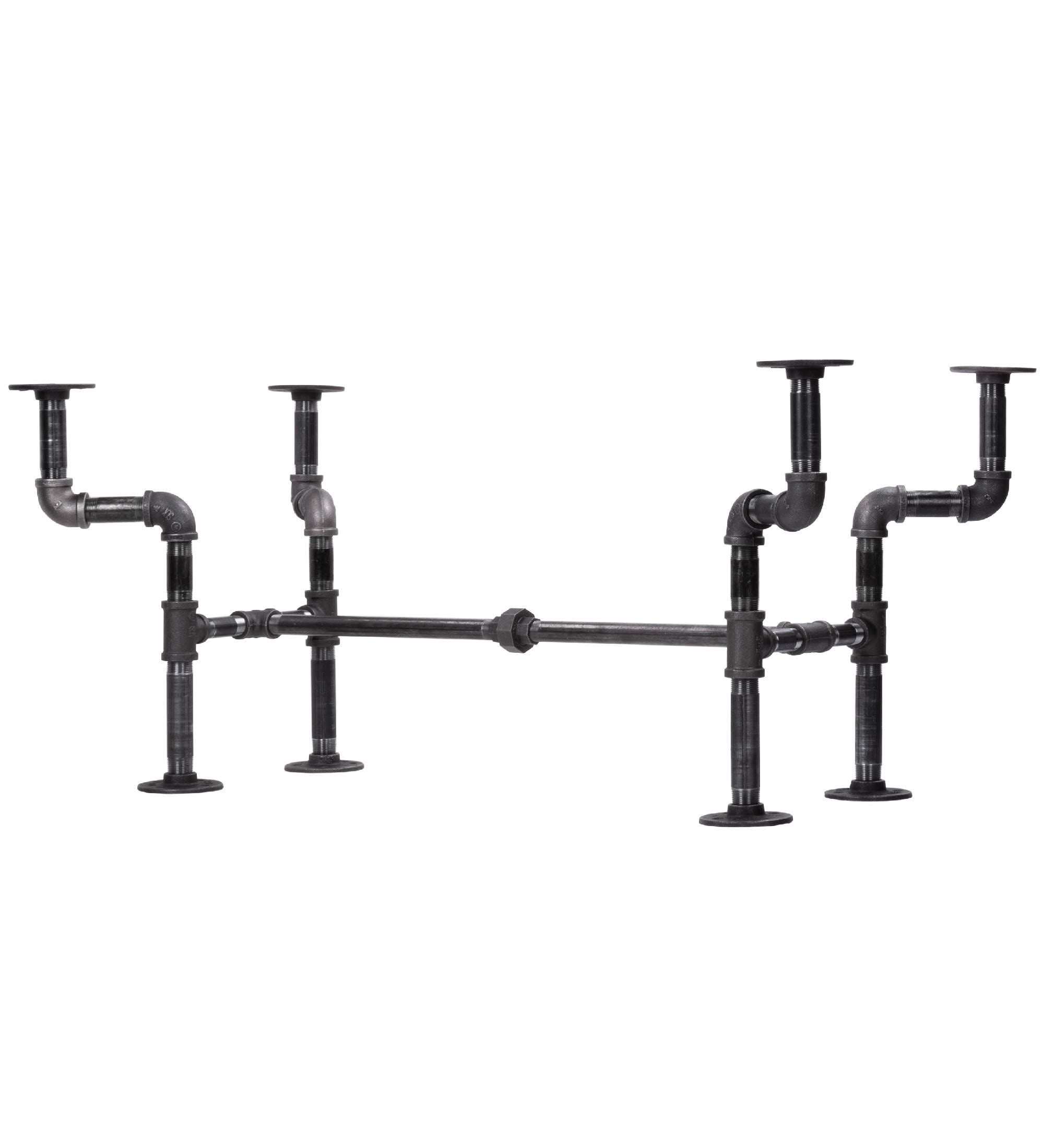 Streetlights Industrial Steel Pipe Coffee Table Base Kit