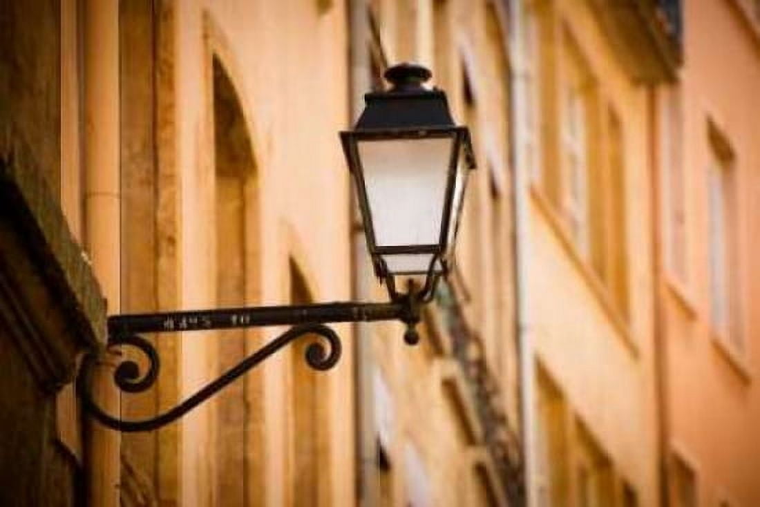 Streets Lights in Lyon I Canvas Art - Erin Berzel (12 x 18)