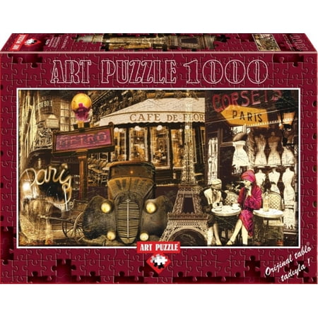 Streets Of Paris Panoramic 1000 Piece Puzzle